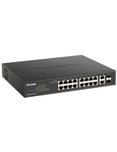 D-Link Dgs-1100-18Pv2 Przełącznik Sieciowy Zarządzany L2 Gigabit Ethernet (10/100/1000) Obsługa Poe 1U Czarny 2