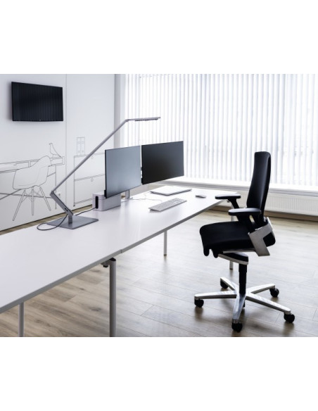 Durable 508523 Uchwyt / Stojak Do Monitorów 68,6 Cm (27") Biurko Srebrny