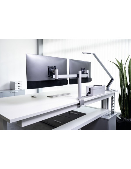 Durable 508523 Uchwyt / Stojak Do Monitorów 68,6 Cm (27") Biurko Srebrny