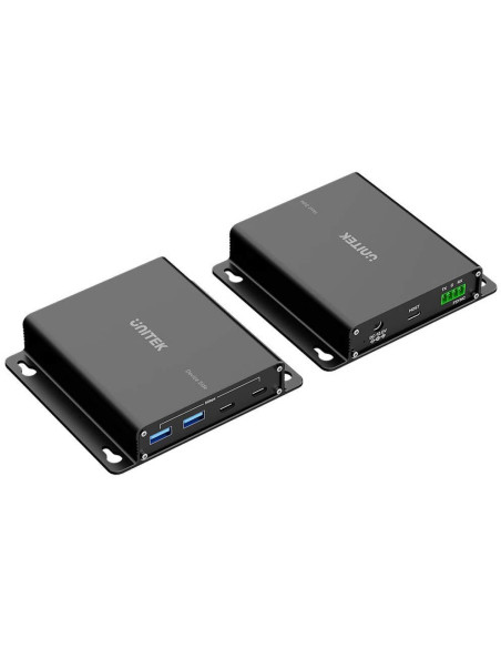 Unitek Przedłużacz Usb 5 Gb/S 100 M Przez Ethernet Z Hubem