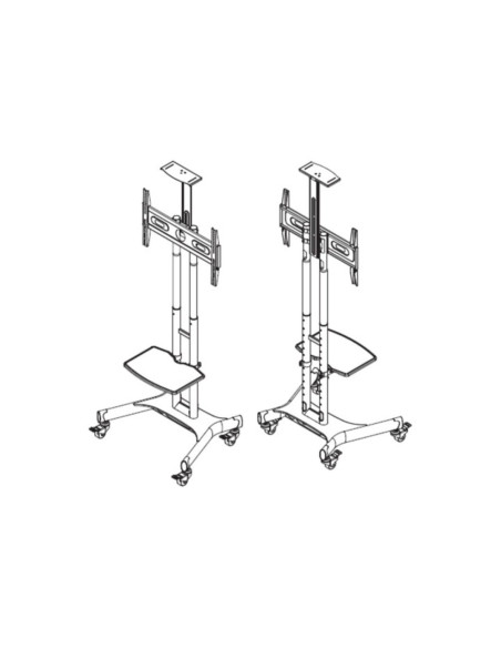 Multibrackets 2319 Uchwyt Do Telewizorów 152,4 Cm (60") Czarny