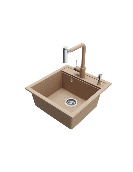 Sink Helika Wth Kitch Mix51X49X20 Beige