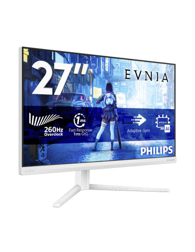 Philips Evnia 5000 27M2N5201P/00 Monitor Komputerowy 68,6 Cm (27") 1920 X 1080 Px Full Hd Lcd Biały