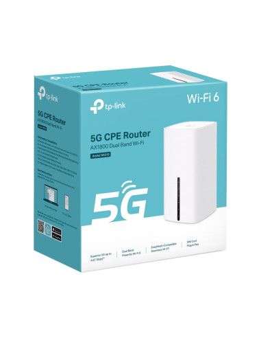Tp-Link Archer Nx210 Router Bezprzewodowy Gigabit Ethernet Dual-Band (2.4 Ghz/5 Ghz) 5G Biały