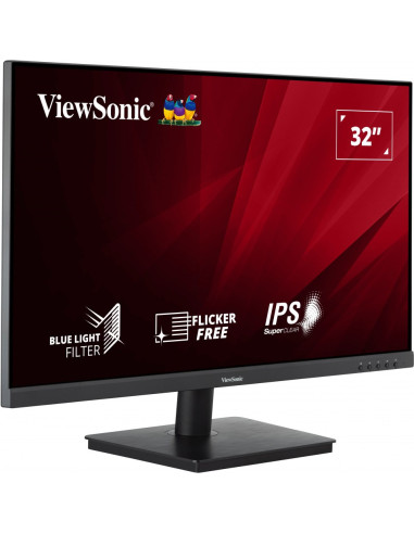 Viewsonic Va Va3209-Mh Monitor Komputerowy 81,3 Cm (32") 1920 X 1080 Px Full Hd Czarny