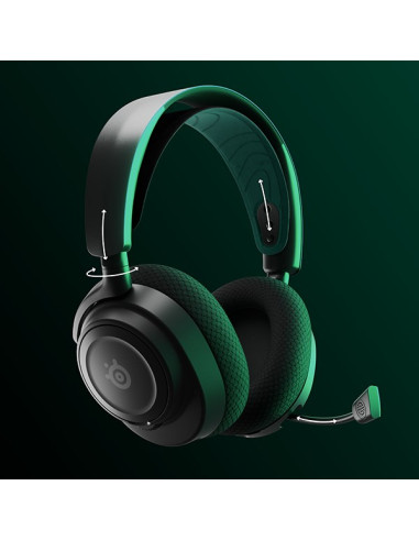 Steelseries Arctis Nova 7X Zestaw Słuchawkowy Przewodowy I Bezprzewodowy Opaska Na Głowę Gaming Usb Type-C Bluetooth Czarny, Zie