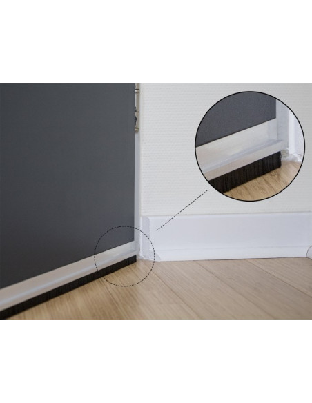Delock Pasek Fiszbinowy 40Mm Z Prosty Profilem Aluminiowym - Długość 1 M
