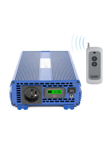 Przetwornica Napięcia 12 Vdc / 230 Vac Eco Mode Sinus Ips-2000S Pro 2000W