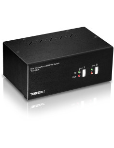 2-Portowy Przełącznik Displayport Trendnet Kvm Z Koncentratorem Audio Usb 2.0 2