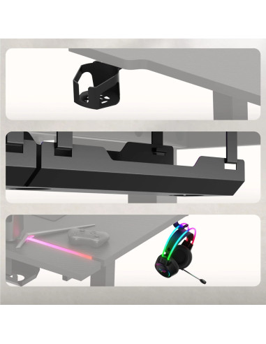 Biurko Gamingowe Huzaro Hero 8.7 Rgb