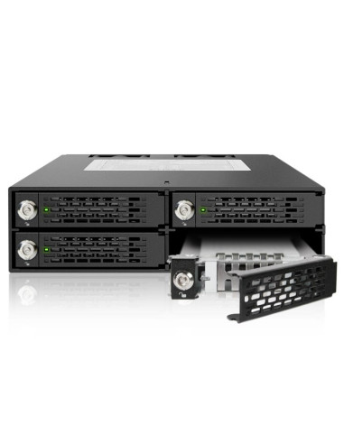 Płyta Montażowa Icydock 4X6,3Cm Satai-Iii/Sas W 1X5,25" Hdd/Ssd