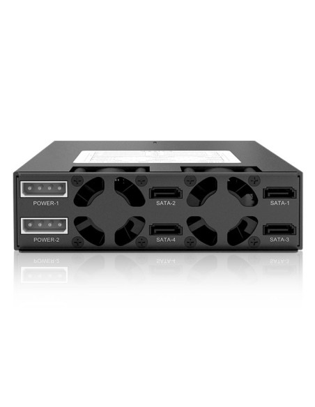 Płyta Montażowa Icydock 4X6,3Cm Satai-Iii/Sas W 1X5,25" Hdd/Ssd