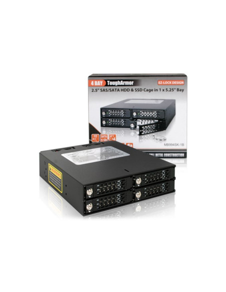 Płyta Montażowa Icydock 4X6,3Cm Satai-Iii/Sas W 1X5,25" Hdd/Ssd