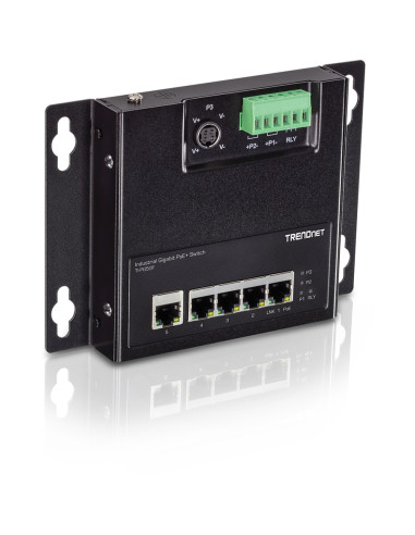 Przełącznik Przemysłowy Trendnet 5 Port Gigabit Unmanaged Poe+ Fa Metal