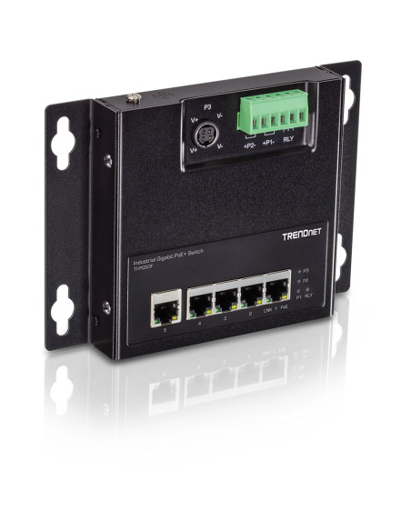 Przełącznik Przemysłowy Trendnet 5 Port Gigabit Unmanaged Poe+ Fa Metal