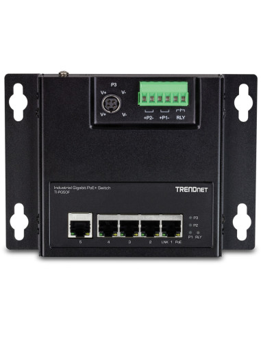 Przełącznik Przemysłowy Trendnet 5 Port Gigabit Unmanaged Poe+ Fa Metal