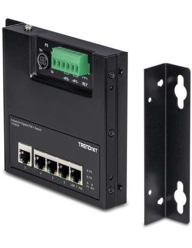 Przełącznik Przemysłowy Trendnet 5 Port Gigabit Unmanaged Poe+ Fa Metal