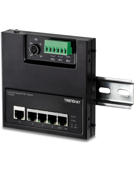 Przełącznik Przemysłowy Trendnet 5 Port Gigabit Unmanaged Poe+ Fa Metal
