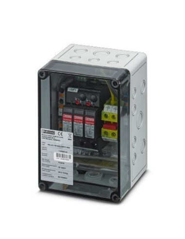 Skrzynka Z Ogranicznikami Przepięć Dla 1 Mppt / Phoenix-Contact / 1000Dc / 1Mpp-Spd-S / Box 1 Mppt / 1182566 / Ogranicznik Przep