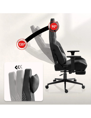 Fotel Gamingowy Huzaro Force 8.1 Black