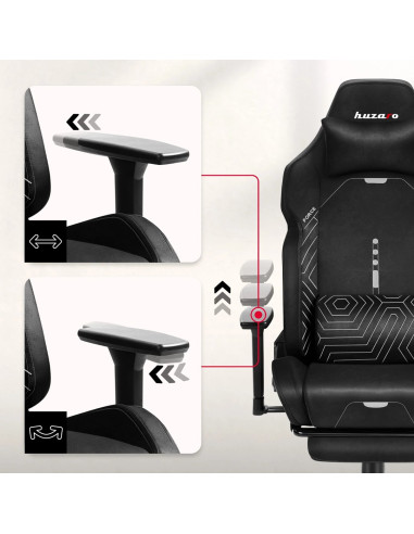 Fotel Gamingowy Huzaro Force 8.1 Black