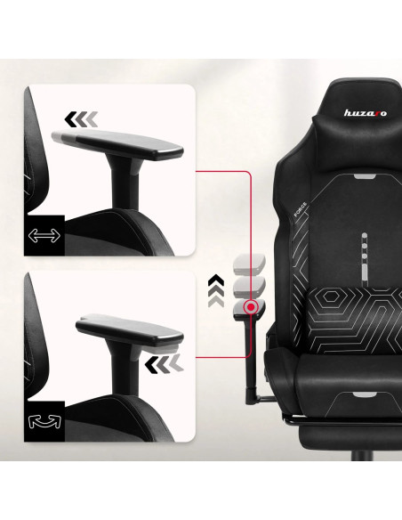 Fotel Gamingowy Huzaro Force 8.1 Black