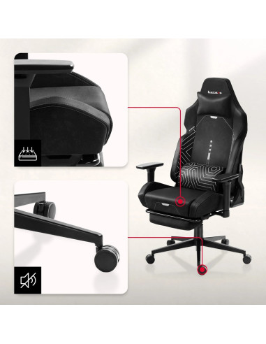 Fotel Gamingowy Huzaro Force 8.1 Black