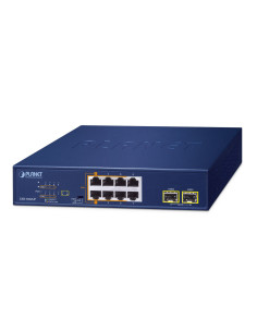 Planet 2-Port 10/100/1000T 802.3Bt Nie Zarządzany Gigabit Ethernet (10/100/1000) Obsługa Poe Niebieski