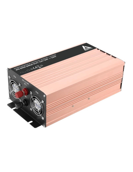 Azo Digital Przetwornica Napięcia 12 Vdc / 24 Vdc / 230 Vac Sinus Ips-2000S 2000W Duo