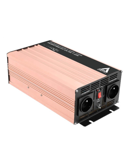 Azo Digital Przetwornica Napięcia 12 Vdc / 24 Vdc / 230 Vac Sinus Ips-2000S 2000W Duo