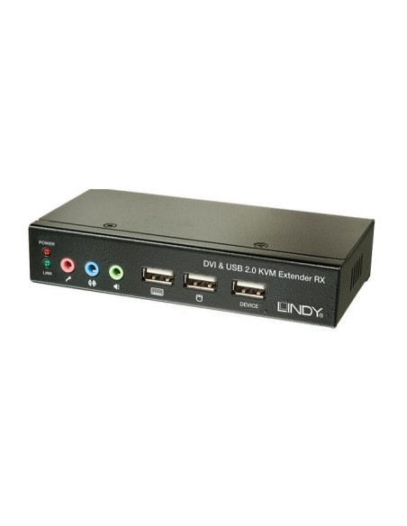 Lindy 39377 Przełącznik Kvm Czarny
