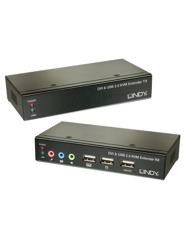 Lindy 39377 Przełącznik Kvm Czarny