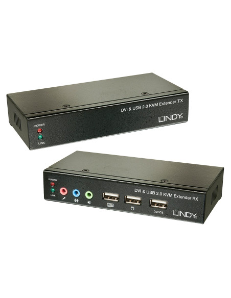 Lindy 39377 Przełącznik Kvm Czarny