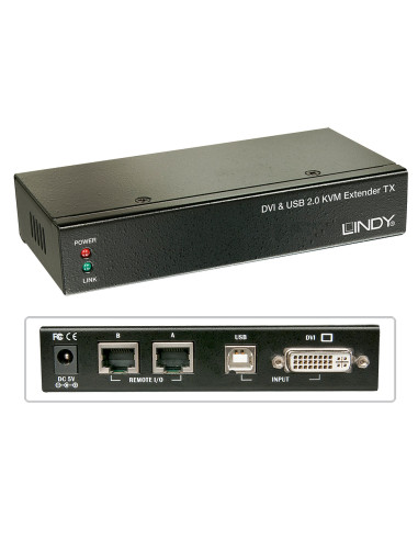 Lindy 39377 Przełącznik Kvm Czarny