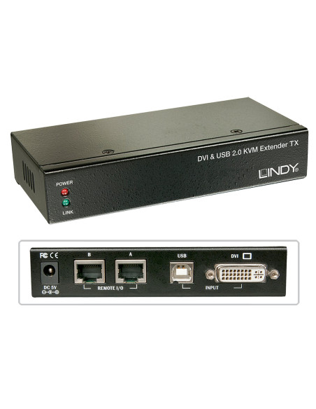Lindy 39377 Przełącznik Kvm Czarny