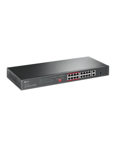 Tp-Link Tl-Sl1218P Przełącznik Sieciowy Nie Zarządzany Gigabit Ethernet (10/100/1000) Obsługa Poe 1U Czarny 2