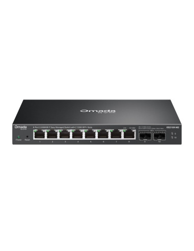 Tp-Link Es210X-M2 Przełącznik Sieciowy Zarządzany 2.5G Ethernet (100/1000/2500) Montaż Na Biurku/Ścianie Czarny