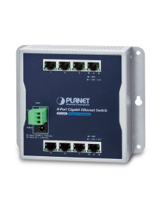 Planet Wgs-803 Łącza Sieciowe Nie Zarządzany L2 Gigabit Ethernet (10/100/1000) Czarny
