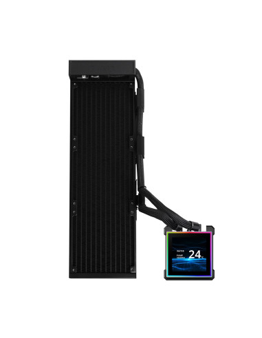Lian Li Hydroshift Ii Lcd-S 360 Fanless Procesor Zestaw Do Chłodzenia Płynami Czarny 1 Szt.