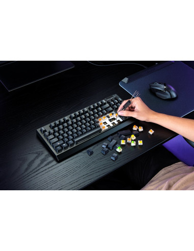 Razer Blackwidow V4 Tenkeyless Hyperspeed Klawiatura Gaming Usb + Rf Wireless + Bluetooth Qwerty Amerykański Międzynarodowy Czar