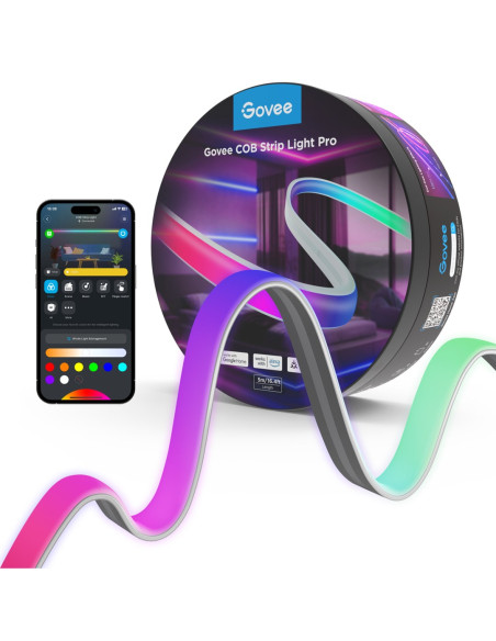 Govee Taśma Led Cob Strip Light Pro 3M, Wi-Fi, Bluetooth H61E5