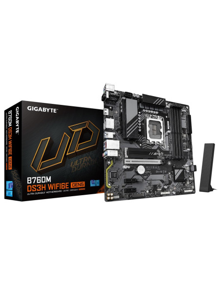 Gigabyte B760M Ds3H Wifi6E Gen5 Intel B760 Express Lga 1700 Micro Atx