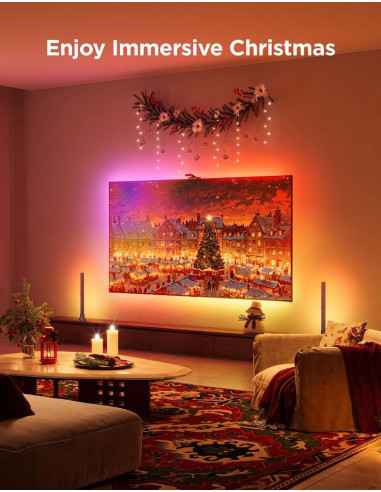 Govee Tv Backlight Taśma Led Do Telewizora 55-65 Cali, Ai, Rgbwwic, Wi-Fi, Bluettoth R2A80