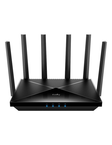 Cudy Wr11000 Router Bezprzewodowy 2.5 Gigabit Ethernet Trójpasmowy (2,4 Ghz / 5 Ghz / 6 Ghz) Czarny