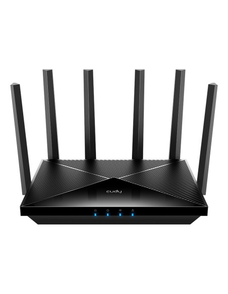 Cudy Wr11000 Router Bezprzewodowy 2.5 Gigabit Ethernet Trójpasmowy (2,4 Ghz / 5 Ghz / 6 Ghz) Czarny