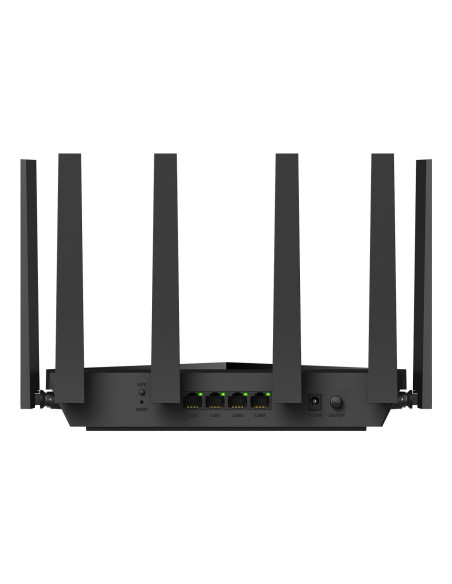 Cudy Wr11000 Router Bezprzewodowy 2.5 Gigabit Ethernet Trójpasmowy (2,4 Ghz / 5 Ghz / 6 Ghz) Czarny