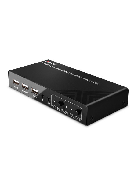 Lindy 32809 Przełącznik Kvm Czarny