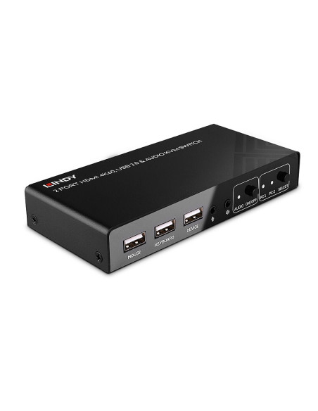 Lindy 32809 Przełącznik Kvm Czarny