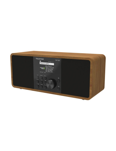 Drewniana Wielofunkcyjna Stacja Radiowa Telestar Top 250