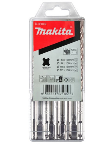 Makita Zestaw Wiert.sds+ 5Szt.